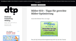 Desktop Screenshot of dtp-blog.de