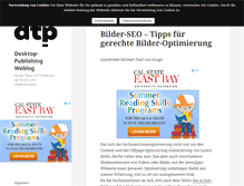 Tablet Screenshot of dtp-blog.de